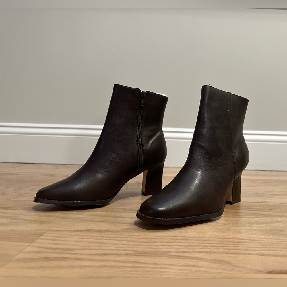 Sleek Brown Ankle Boots